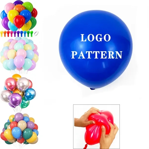 13" Extra-Thick Latex Advertising Balloon - 13" Extra-Thick Latex Advertising Balloon - Image 0 of 3