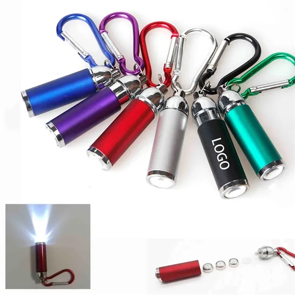 Flashlight Mini Carabiner Keychain - Flashlight Mini Carabiner Keychain - Image 0 of 1
