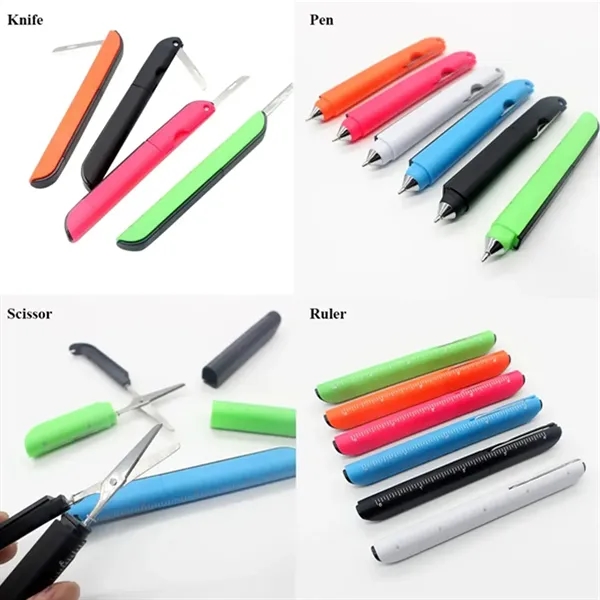 4 in 1 Multifunction Ballpoint Pen - 4 in 1 Multifunction Ballpoint Pen - Image 1 of 4