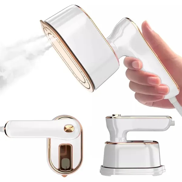 Folding handheld portable garment steamer iron - Folding handheld portable garment steamer iron - Image 1 of 12