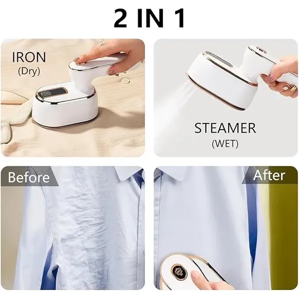 Folding handheld portable garment steamer iron - Folding handheld portable garment steamer iron - Image 4 of 12