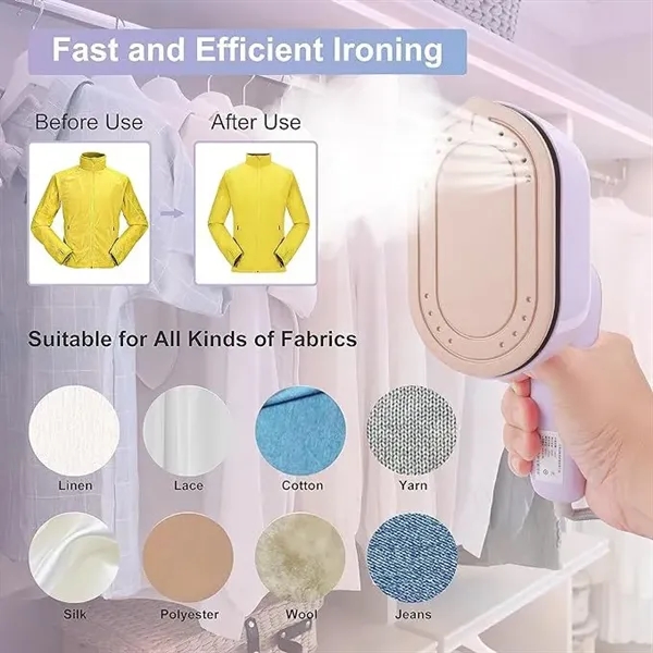 Folding handheld portable garment steamer iron - Folding handheld portable garment steamer iron - Image 9 of 12