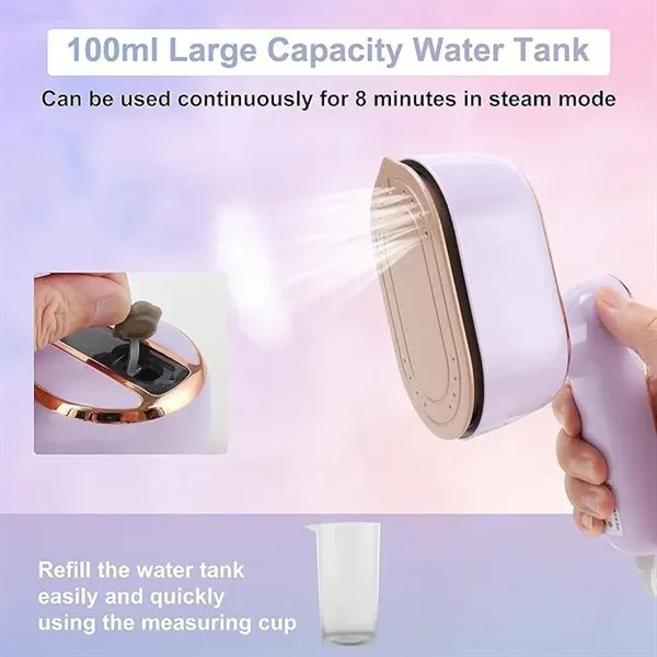 Folding handheld portable garment steamer iron - Folding handheld portable garment steamer iron - Image 10 of 12