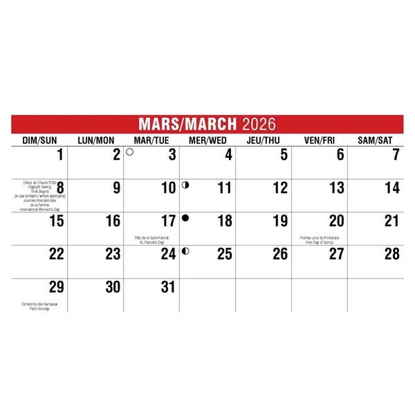 Scenes of Canada Desk Calendar (English/French) - Scenes of Canada Desk Calendar (English/French) - Image 8 of 28