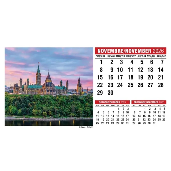 Scenes of Canada Desk Calendar (English/French) - Scenes of Canada Desk Calendar (English/French) - Image 25 of 28