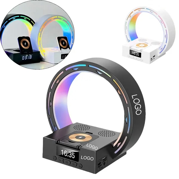 Multifunctional Wireless Charge Bluetooth Speaker - Multifunctional Wireless Charge Bluetooth Speaker - Image 0 of 4