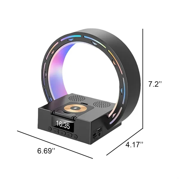 Multifunctional Wireless Charge Bluetooth Speaker - Multifunctional Wireless Charge Bluetooth Speaker - Image 1 of 4