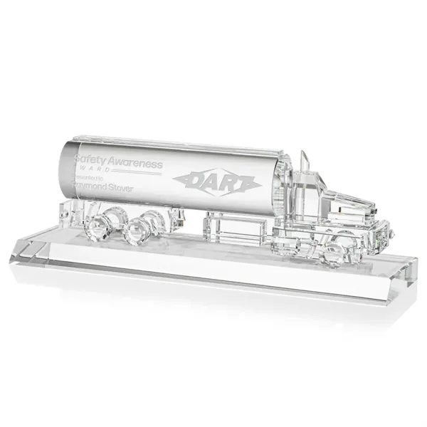 Crystal Oil Tanker on Base - Clear - Crystal Oil Tanker on Base - Clear - Image 6 of 7