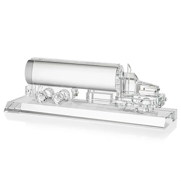 Crystal Oil Tanker on Base - Clear - Crystal Oil Tanker on Base - Clear - Image 7 of 7