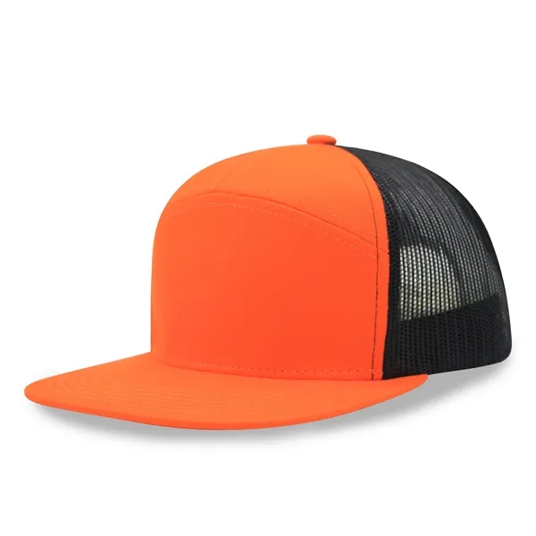 7 panel Hybrid trucker cap - 7 panel Hybrid trucker cap - Image 20 of 20