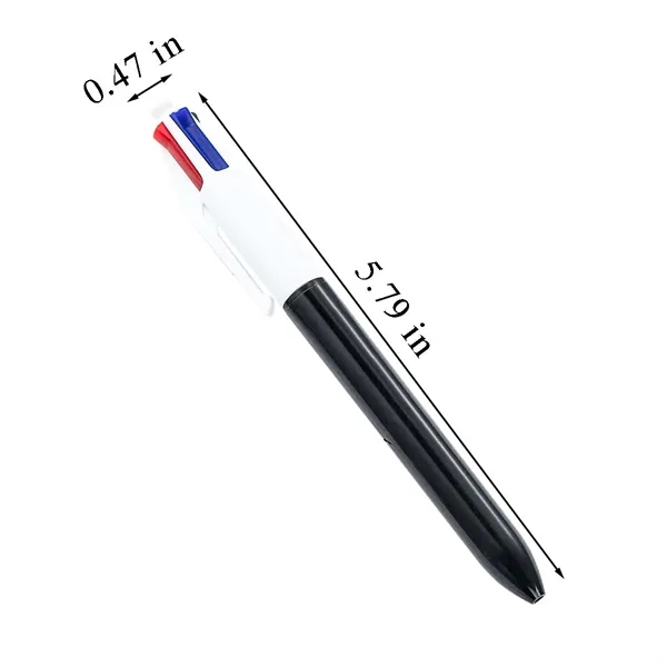 School Supplies 4-in-1 Multicolor Retractable Ballpoint Pen - School Supplies 4-in-1 Multicolor Retractable Ballpoint Pen - Image 1 of 4