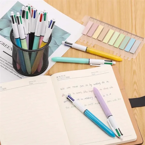 School Supplies 4-in-1 Multicolor Retractable Ballpoint Pen - School Supplies 4-in-1 Multicolor Retractable Ballpoint Pen - Image 4 of 4