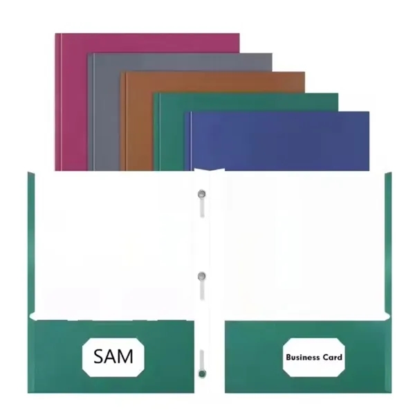 2 Pockets Plastic File Folders - 2 Pockets Plastic File Folders - Image 1 of 2