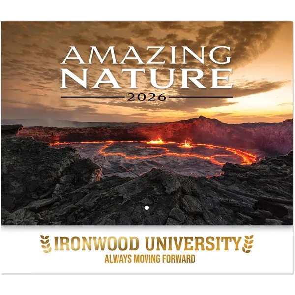 Luxe Amazing Nature Stapled Wall Calendar - Luxe Amazing Nature Stapled Wall Calendar - Image 1 of 4