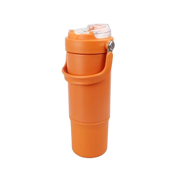 Custom Logo 30oz Stainless Steel Sports Water Bottle - Custom Logo 30oz Stainless Steel Sports Water Bottle - Image 2 of 7