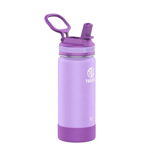 Takeya® 16oz Actives Kids Water Bottle With Straw Lid - Takeya® 16oz Actives Kids Water Bottle With Straw Lid - Image 4 of 8