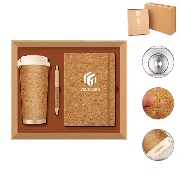 Eco-friendly Coffee Mug Notebook Pen Business Gift Set - Eco-friendly Coffee Mug Notebook Pen Business Gift Set - Image 0 of 4