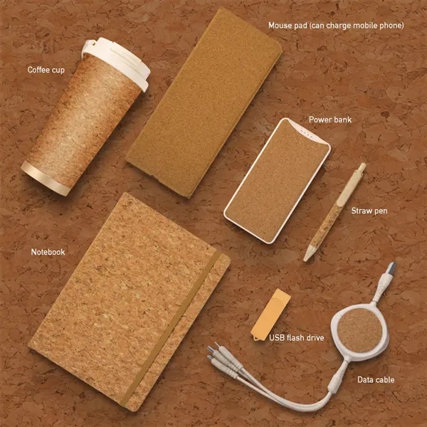 Eco-friendly Coffee Mug Notebook Pen Business Gift Set - Eco-friendly Coffee Mug Notebook Pen Business Gift Set - Image 2 of 4