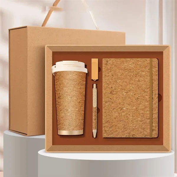 Eco-friendly Coffee Mug Notebook Pen Business Gift Set - Eco-friendly Coffee Mug Notebook Pen Business Gift Set - Image 3 of 4