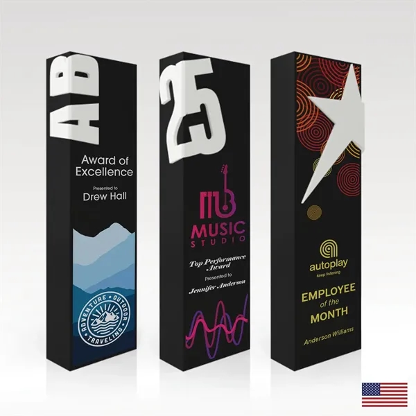 Wood Award - Ebony - Rectangular - Wood Award - Ebony - Rectangular - Image 0 of 7