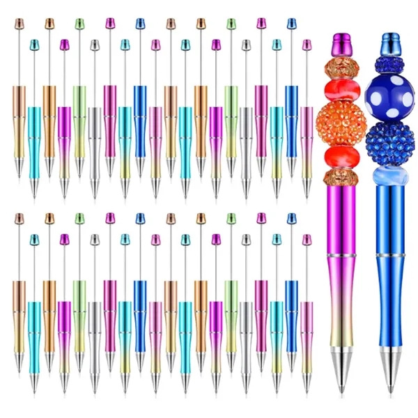 50Pcs Plastic Uv Beadable Pen - 50Pcs Plastic Uv Beadable Pen - Image 0 of 4