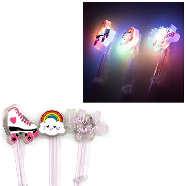 Light Up Silicone Straw Cover Vibration Glow Tumbler Topper - Light Up Silicone Straw Cover Vibration Glow Tumbler Topper - Image 0 of 0