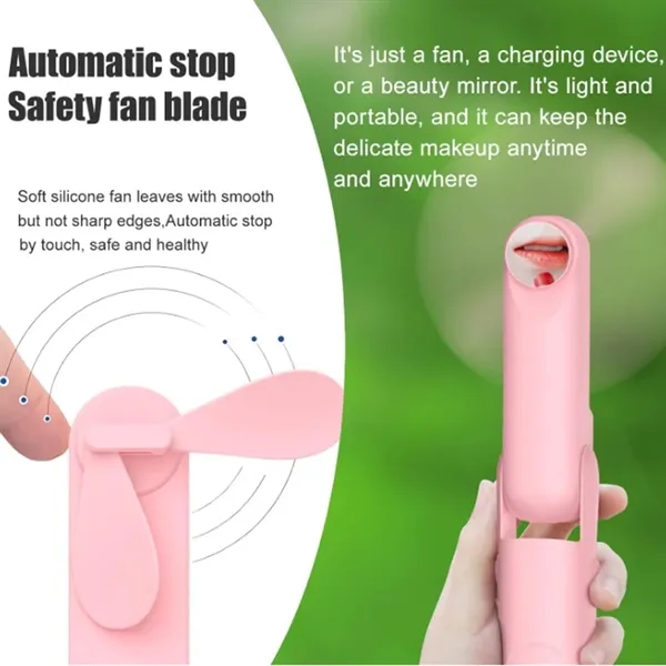 Electric Portable Handheld Fan - Electric Portable Handheld Fan - Image 2 of 4