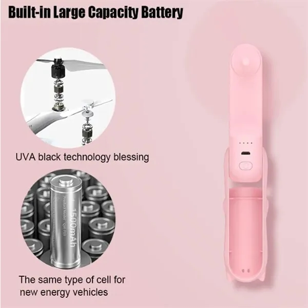 Electric Portable Handheld Fan - Electric Portable Handheld Fan - Image 4 of 4