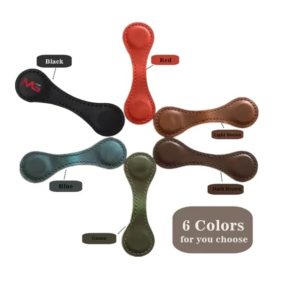 Magnetic Leather Bookmark - Magnetic Leather Bookmark - Image 0 of 4