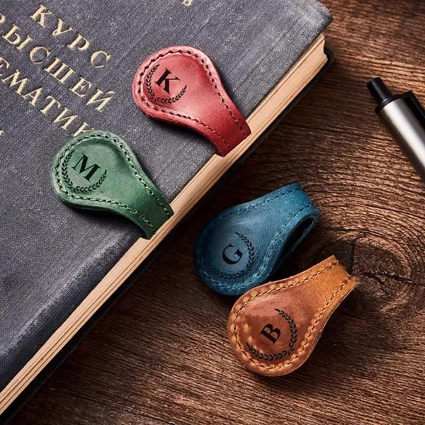 Magnetic Leather Bookmark - Magnetic Leather Bookmark - Image 2 of 4