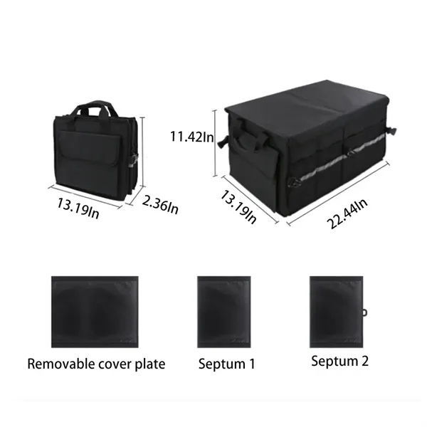 Collapsible Car Trunk Storage Organizer - Collapsible Car Trunk Storage Organizer - Image 1 of 4