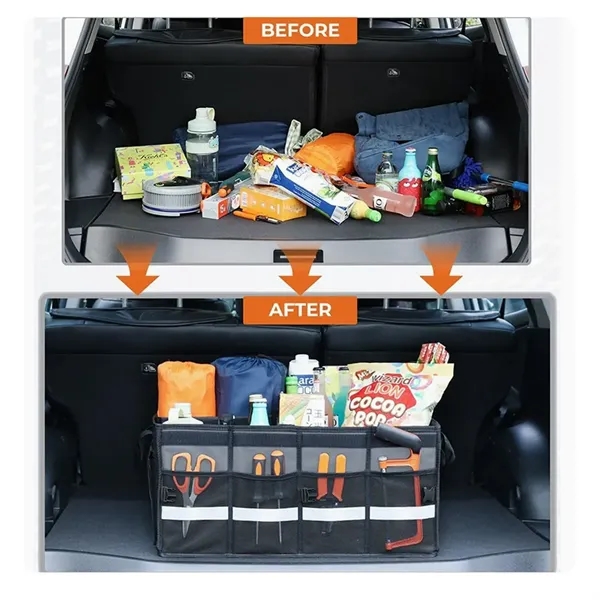 Collapsible Car Trunk Storage Organizer - Collapsible Car Trunk Storage Organizer - Image 2 of 4