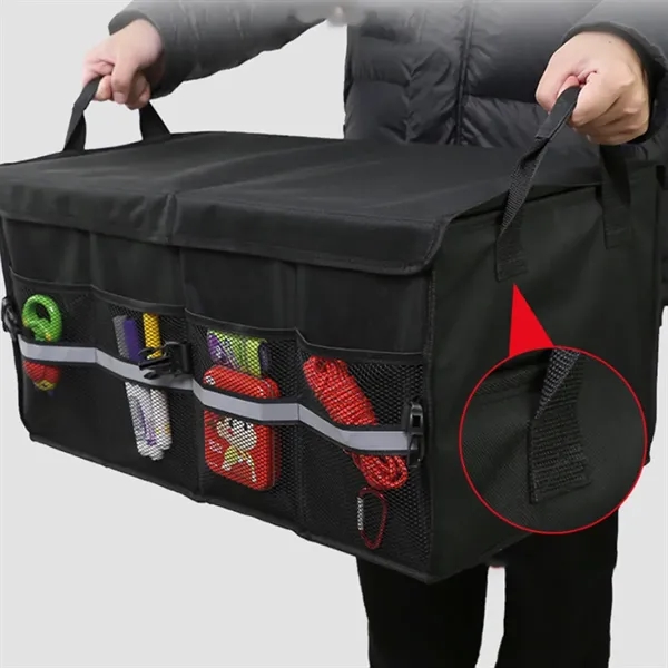 Collapsible Car Trunk Storage Organizer - Collapsible Car Trunk Storage Organizer - Image 3 of 4