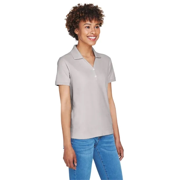 Devon & Jones Ladies' Pima Pique Y-Collar Polo - Devon & Jones Ladies' Pima Pique Y-Collar Polo - Image 85 of 142
