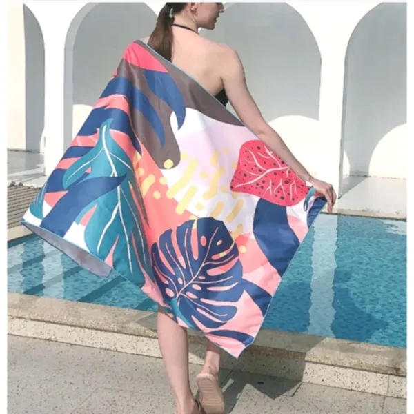 30"x 60" Sublimated Microfiber Sand Proof Beach Towel - 30"x 60" Sublimated Microfiber Sand Proof Beach Towel - Image 1 of 3