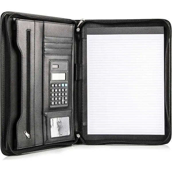 Leather Business Portfolio Bag - Leather Business Portfolio Bag - Image 4 of 5