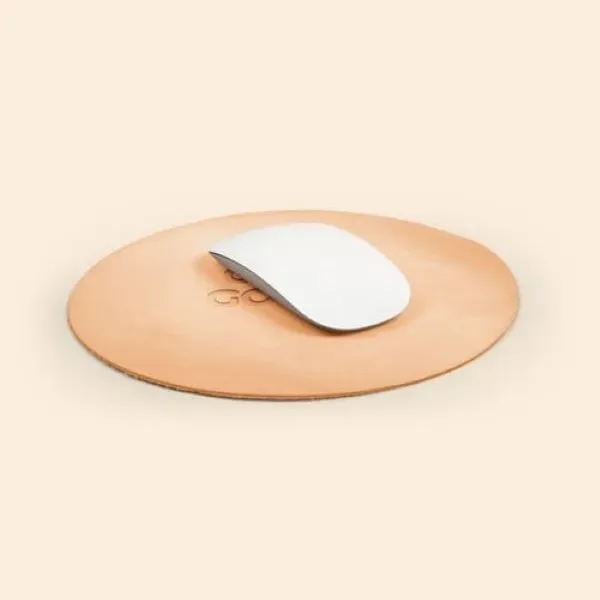 ROUND LEATHER MOUSEPAD - ROUND LEATHER MOUSEPAD - Image 2 of 2