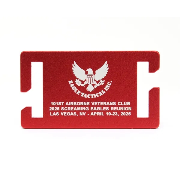 Colored Aluminum Laser Engraved Gear Tag - Colored Aluminum Laser Engraved Gear Tag - Image 0 of 5