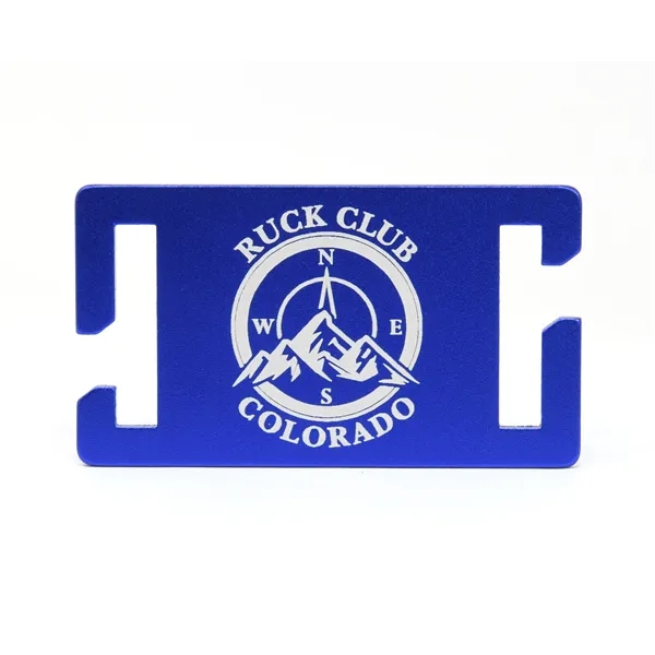 Colored Aluminum Laser Engraved Gear Tag - Colored Aluminum Laser Engraved Gear Tag - Image 1 of 5