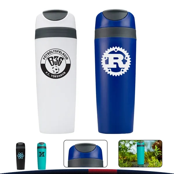 16 oz. Stylish Snap Seal Tumbler Travel Mugs - 16 oz. Stylish Snap Seal Tumbler Travel Mugs - Image 0 of 6