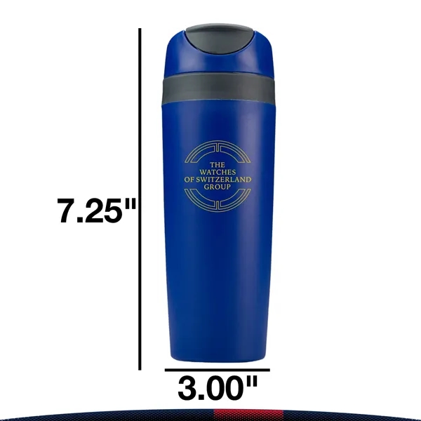 16 oz. Stylish Snap Seal Tumbler Travel Mugs - 16 oz. Stylish Snap Seal Tumbler Travel Mugs - Image 2 of 6
