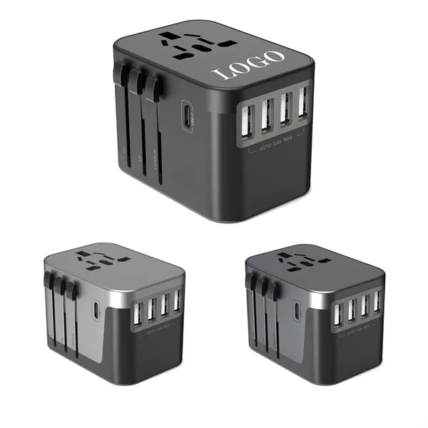Multi-country Universal Smart Socket World Travel Adapter - Multi-country Universal Smart Socket World Travel Adapter - Image 0 of 2