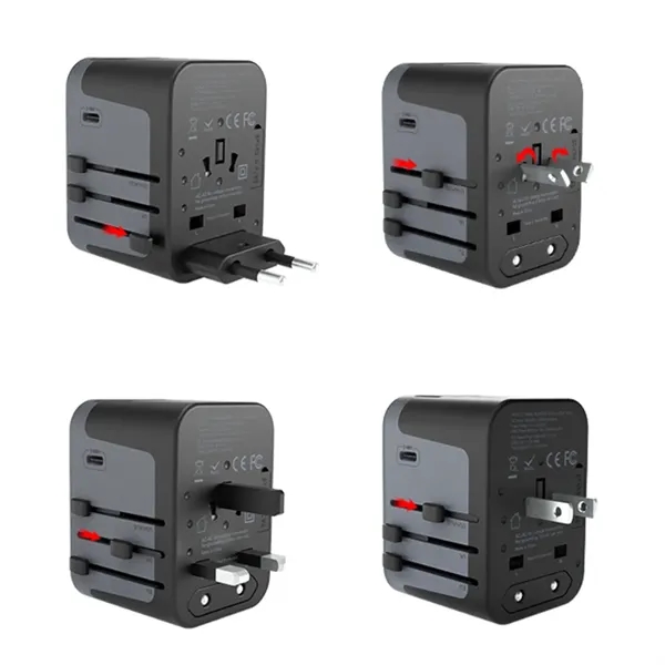 Multi-country Universal Smart Socket World Travel Adapter - Multi-country Universal Smart Socket World Travel Adapter - Image 2 of 2