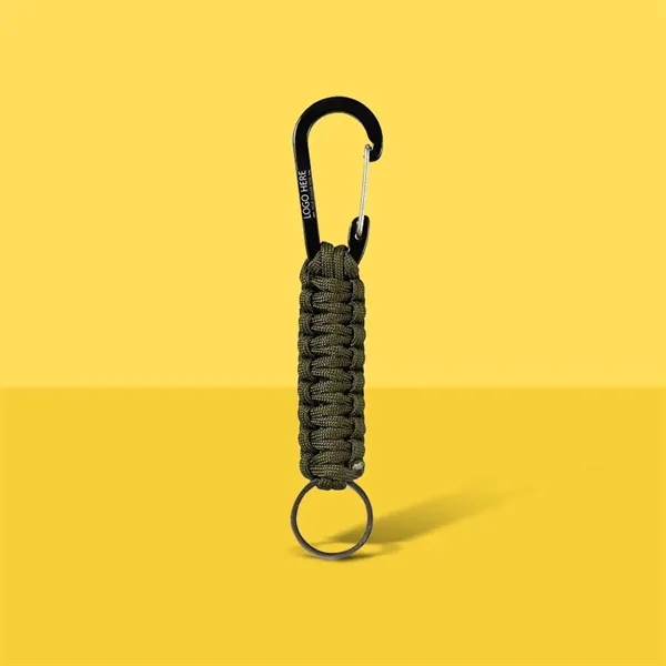 Paracord Keychain With Carabiner - Paracord Keychain With Carabiner - Image 0 of 11