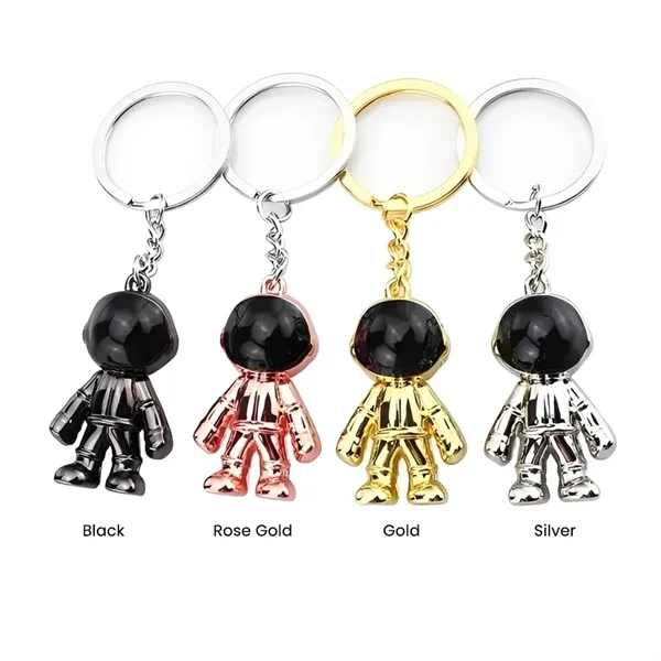 Metal 3D Astronaut Key Chain Pendant - Metal 3D Astronaut Key Chain Pendant - Image 1 of 8