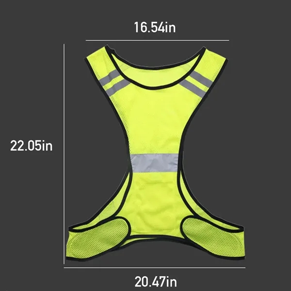 Night Sports Running Cycling Worker Safety Reflective Vest - Night Sports Running Cycling Worker Safety Reflective Vest - Image 1 of 4