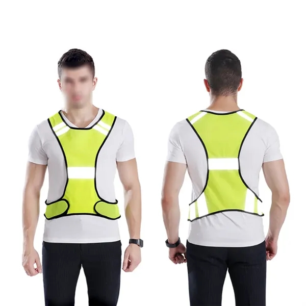 Night Sports Running Cycling Worker Safety Reflective Vest - Night Sports Running Cycling Worker Safety Reflective Vest - Image 4 of 4