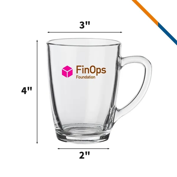 Nadir Lyle Glass Coffee Mugs - 10OZ. - Nadir Lyle Glass Coffee Mugs - 10OZ. - Image 2 of 3