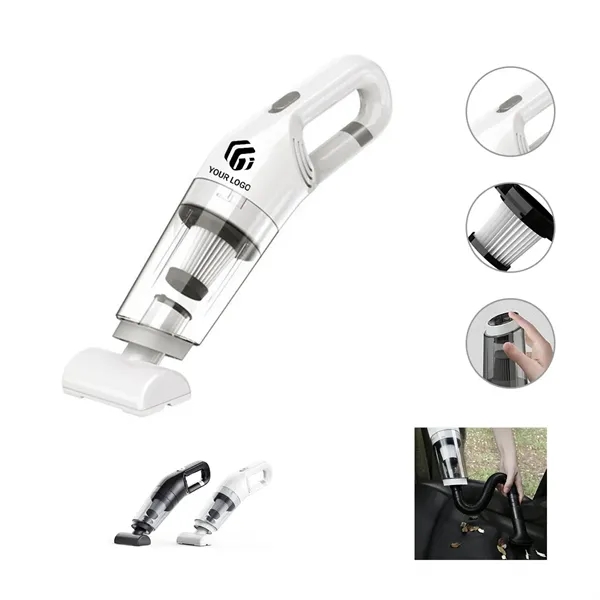 Handheld cordless home car vacuum cleaner with crevice tool - Handheld cordless home car vacuum cleaner with crevice tool - Image 0 of 4