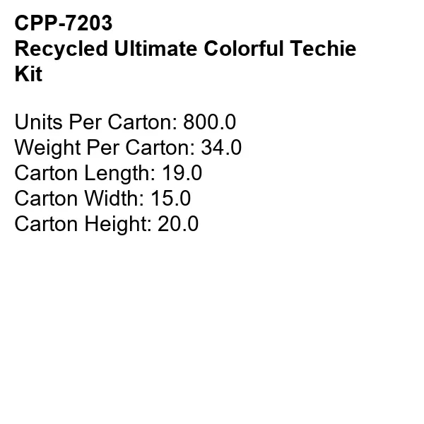 Recycled Ultimate Colorful Techie Kit - Recycled Ultimate Colorful Techie Kit - Image 19 of 19
